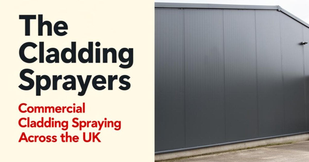 Spraying Cladding Commercial Cladding Spraying UK | 70% Cheaper Than Replacement